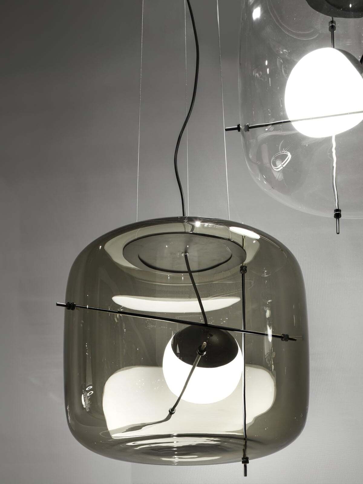 Ivex Glass Contemporary Pendant Light-Neutral Decor