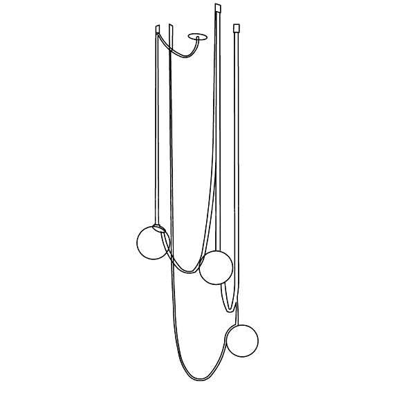Lustra Pendant Lamp Leather Belt Glass-Neutral Decor