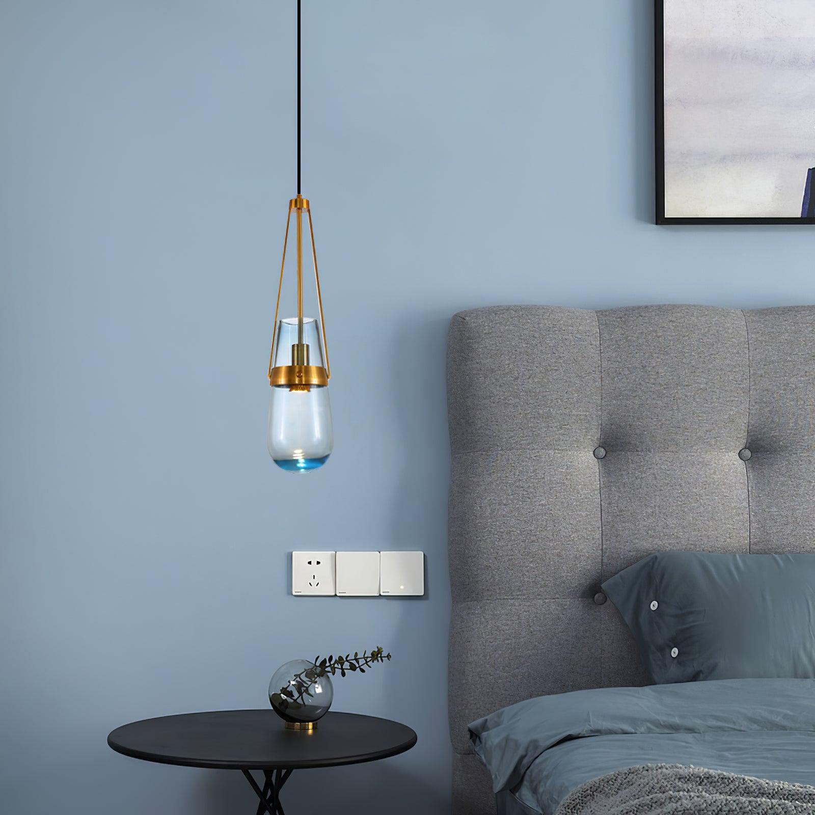 Vazora Glass Pendant Light-Neutral Decor