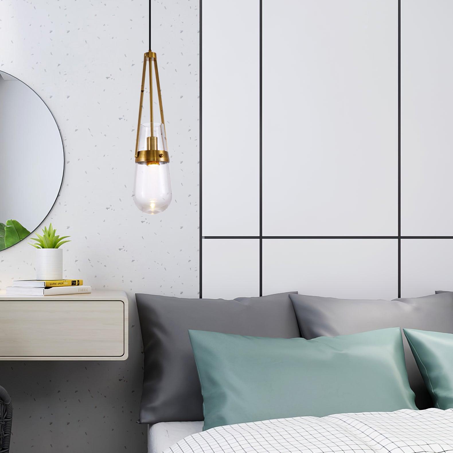 Vazora Glass Pendant Light-Neutral Decor