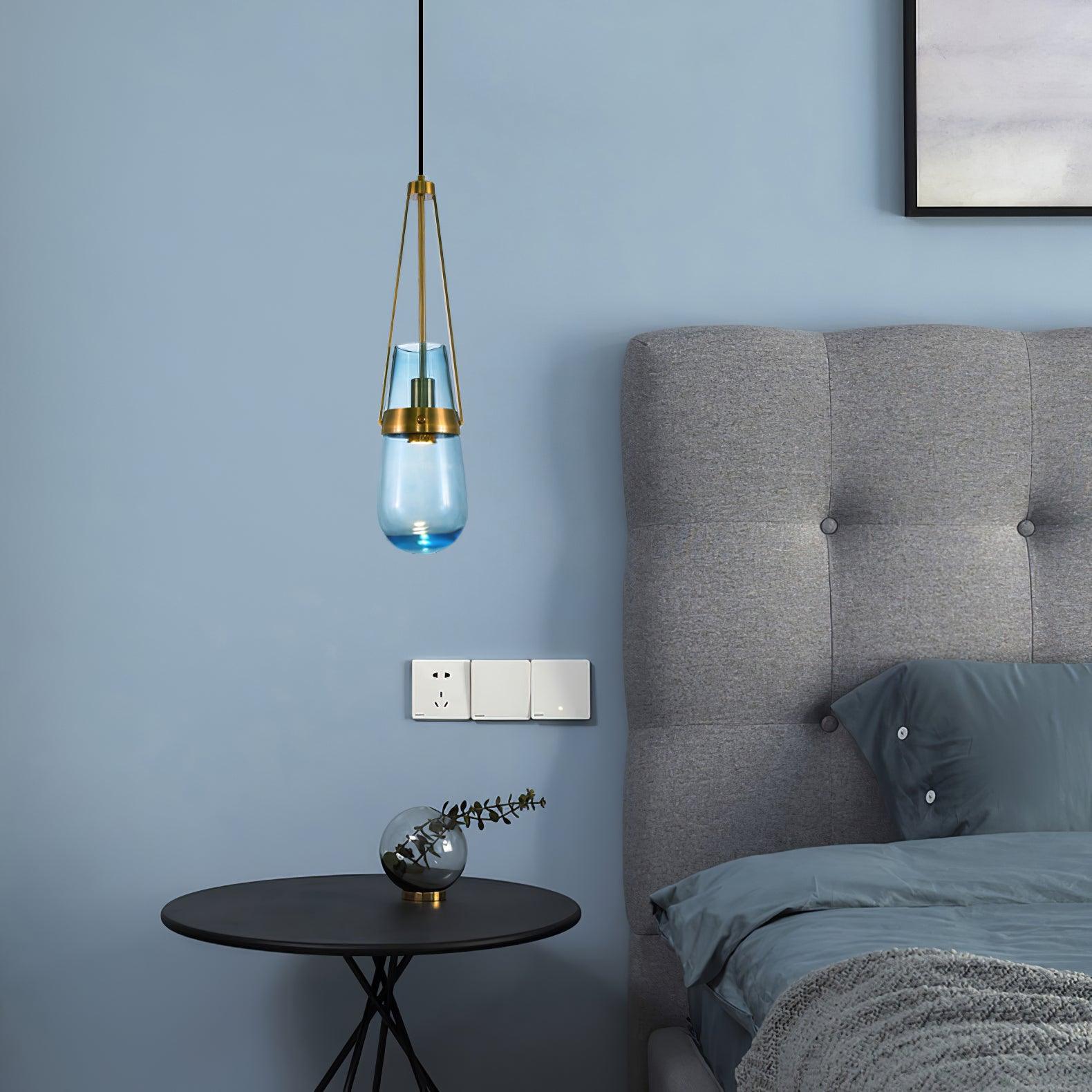 Vazora Glass Pendant Light-Neutral Decor