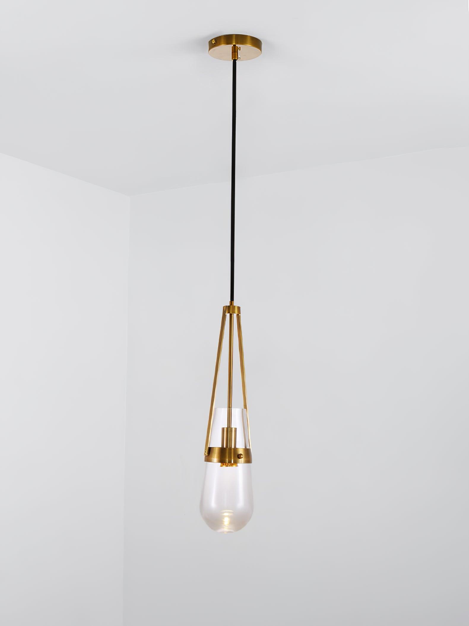Vazora Glass Pendant Light-Neutral Decor