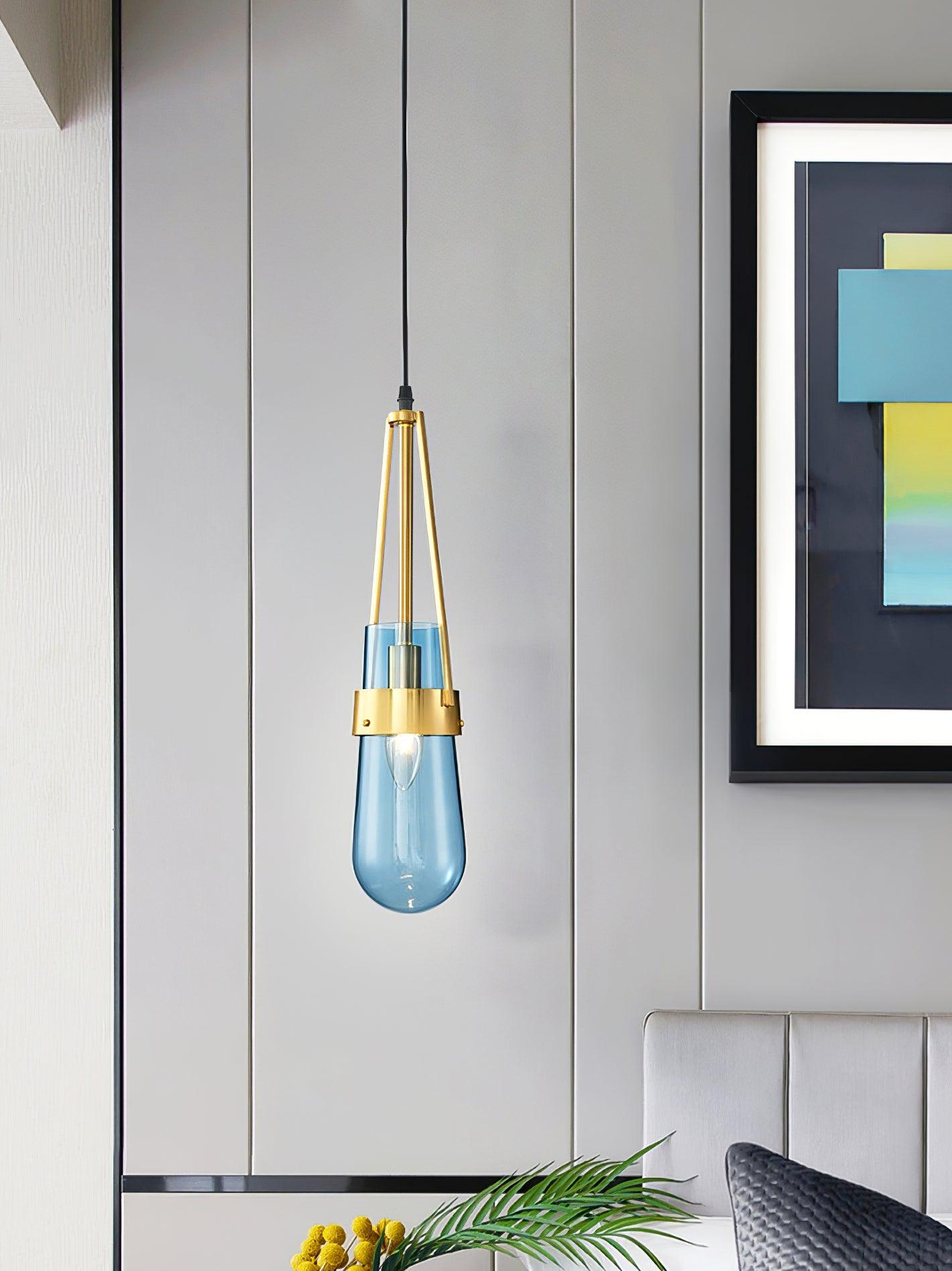 Vazora Glass Pendant Light-Neutral Decor