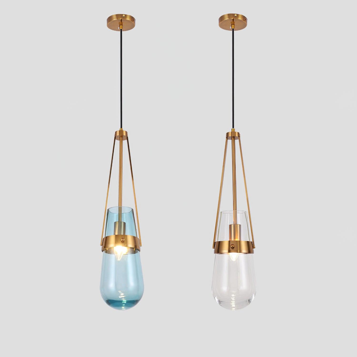 Vazora Glass Pendant Light-Neutral Decor