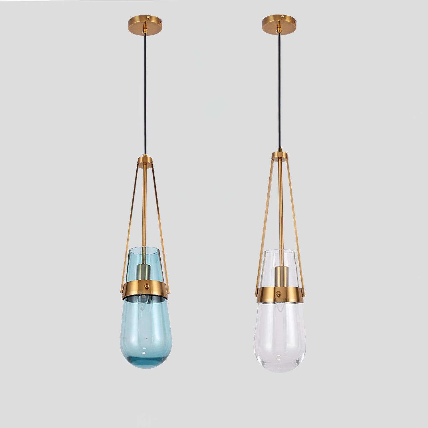 Vazora Glass Pendant Light-Neutral Decor