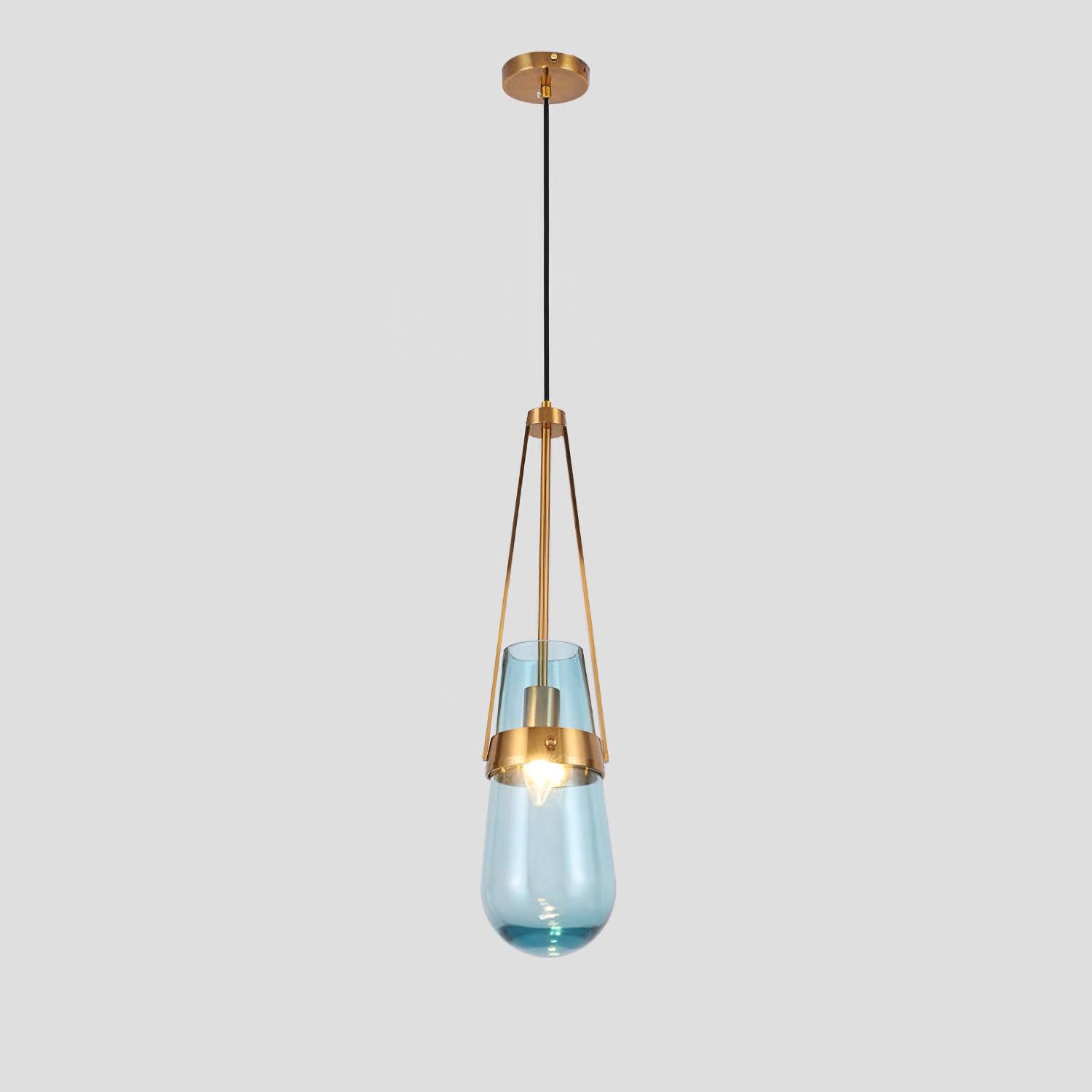Vazora Glass Pendant Light-Neutral Decor