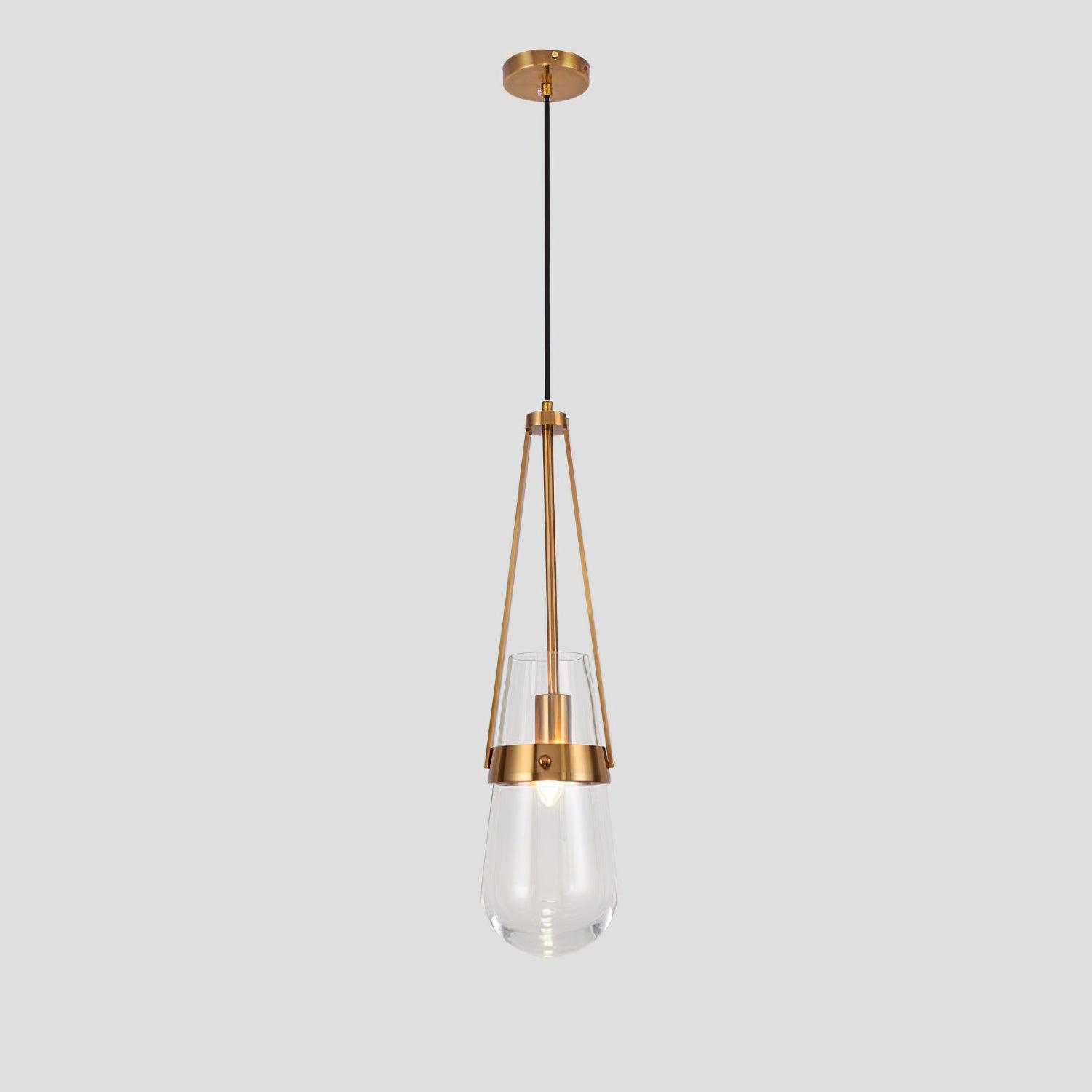 Vazora Glass Pendant Light-Neutral Decor