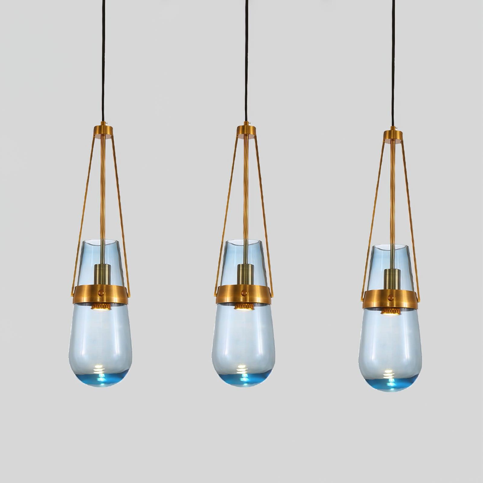 Vazora Glass Pendant Light-Neutral Decor