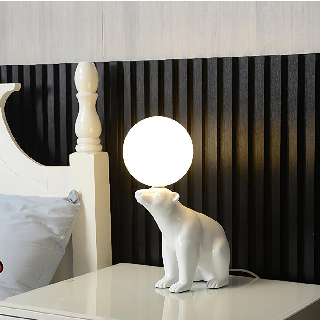 Bellano Whimsical Resin Table Lamp-Neutral Decor