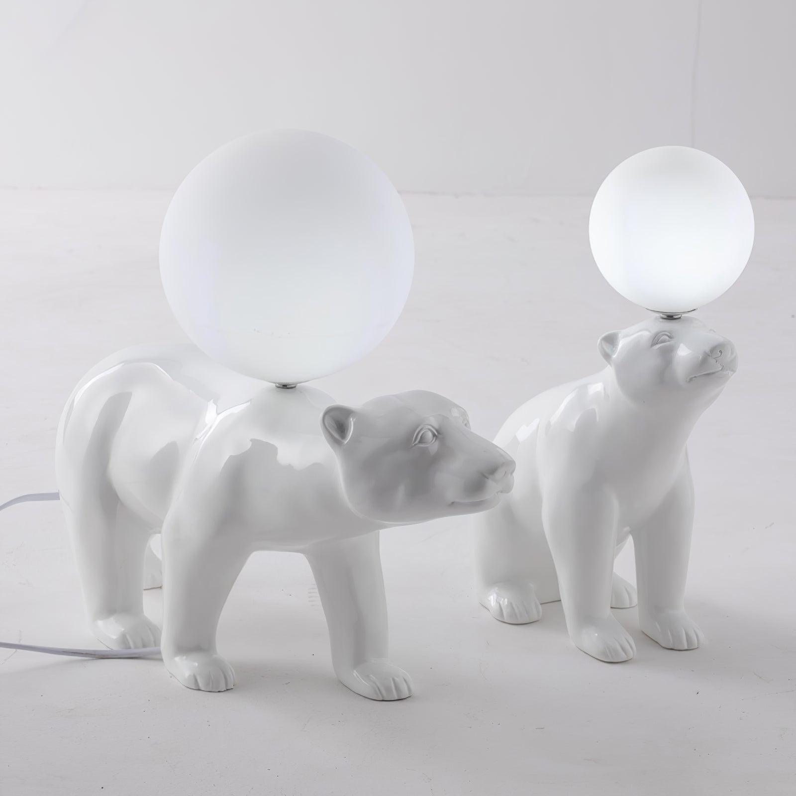 Bellano Whimsical Resin Table Lamp-Neutral Decor