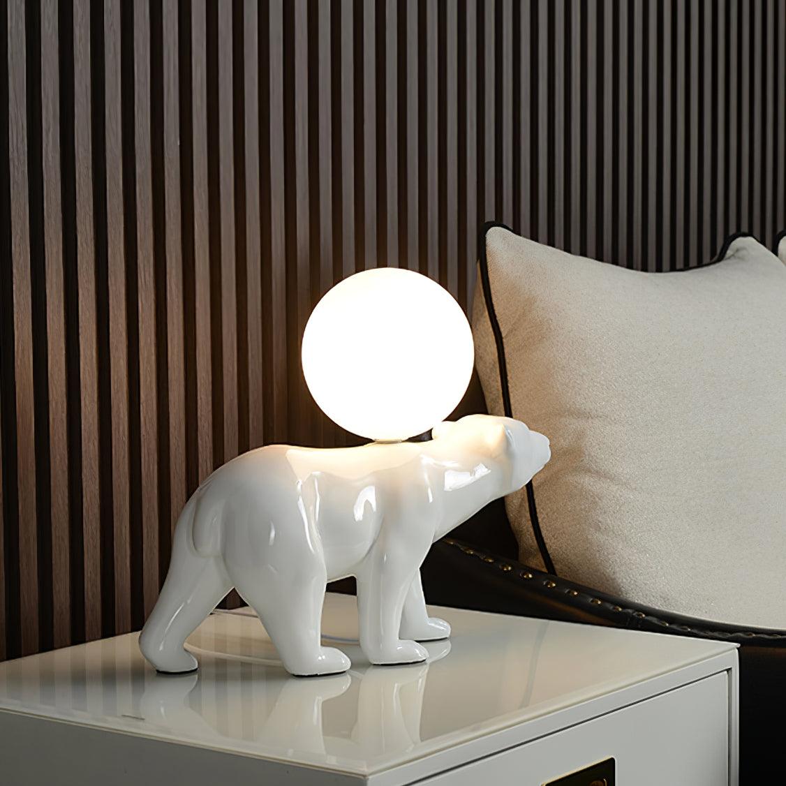 Bellano Whimsical Resin Table Lamp-Neutral Decor