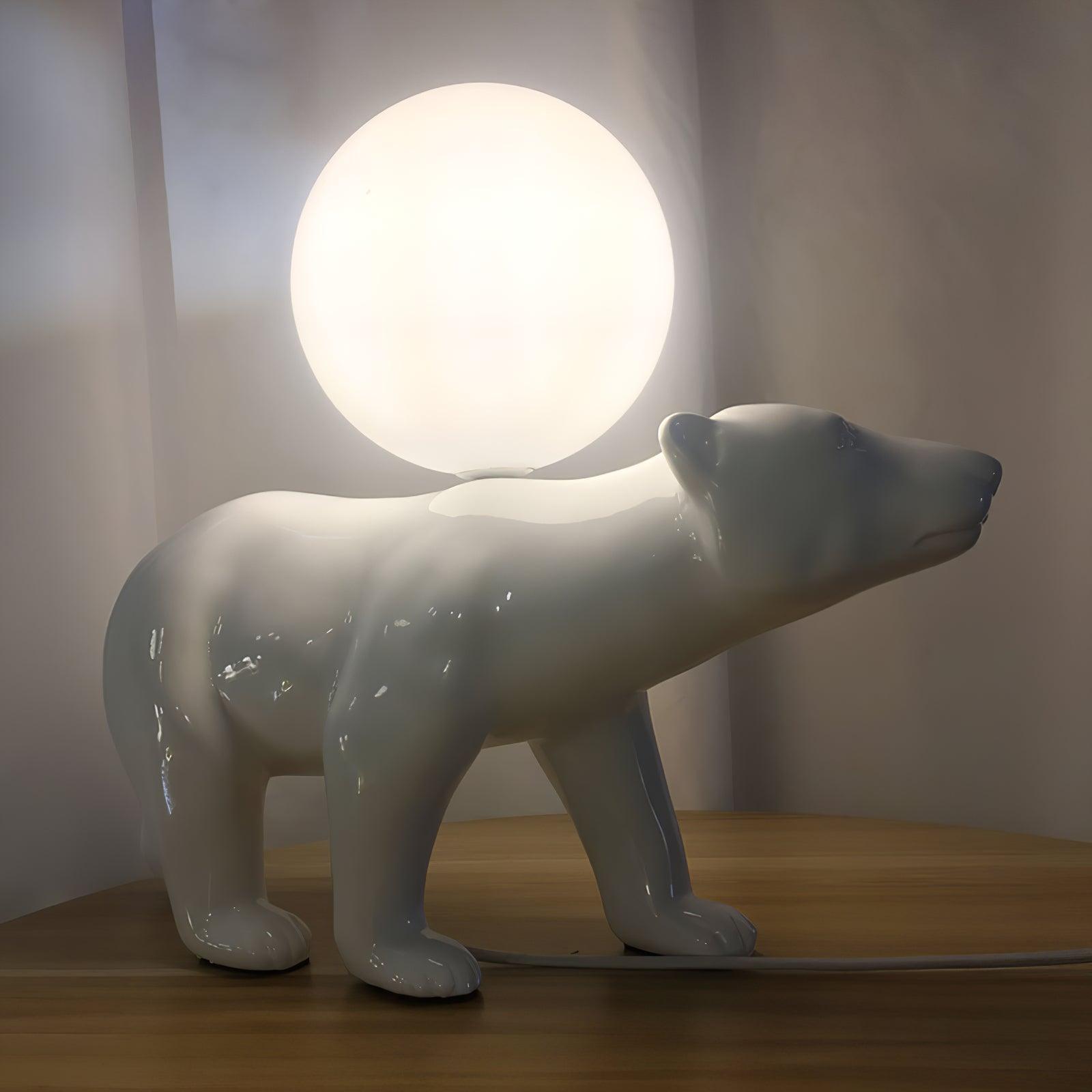 Bellano Whimsical Resin Table Lamp-Neutral Decor
