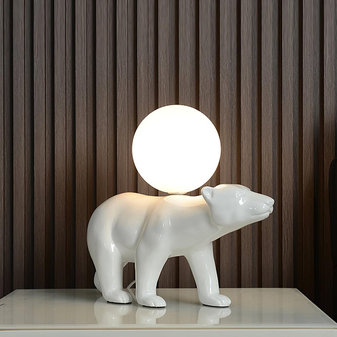 Bellano Whimsical Resin Table Lamp-Neutral Decor