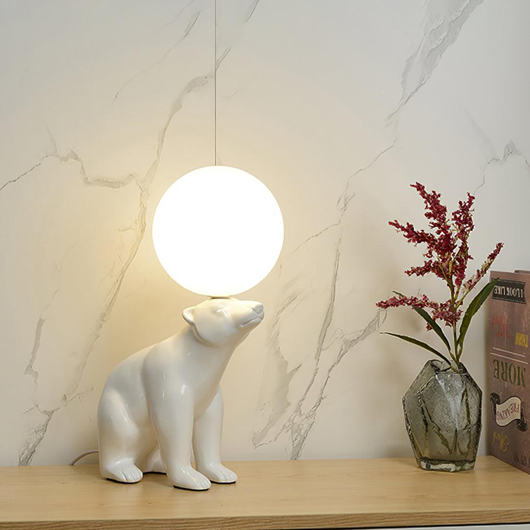 Bellano Whimsical Resin Table Lamp-Neutral Decor