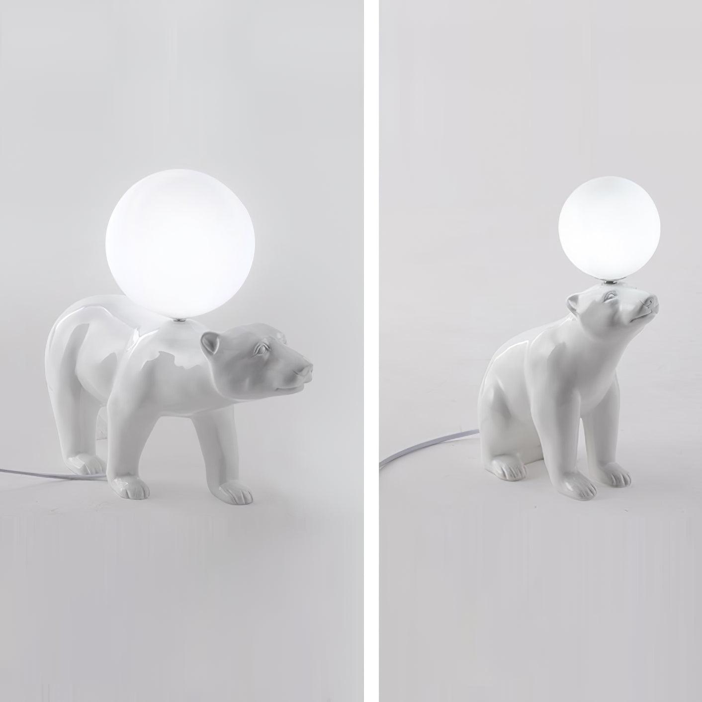 Bellano Whimsical Resin Table Lamp-Neutral Decor