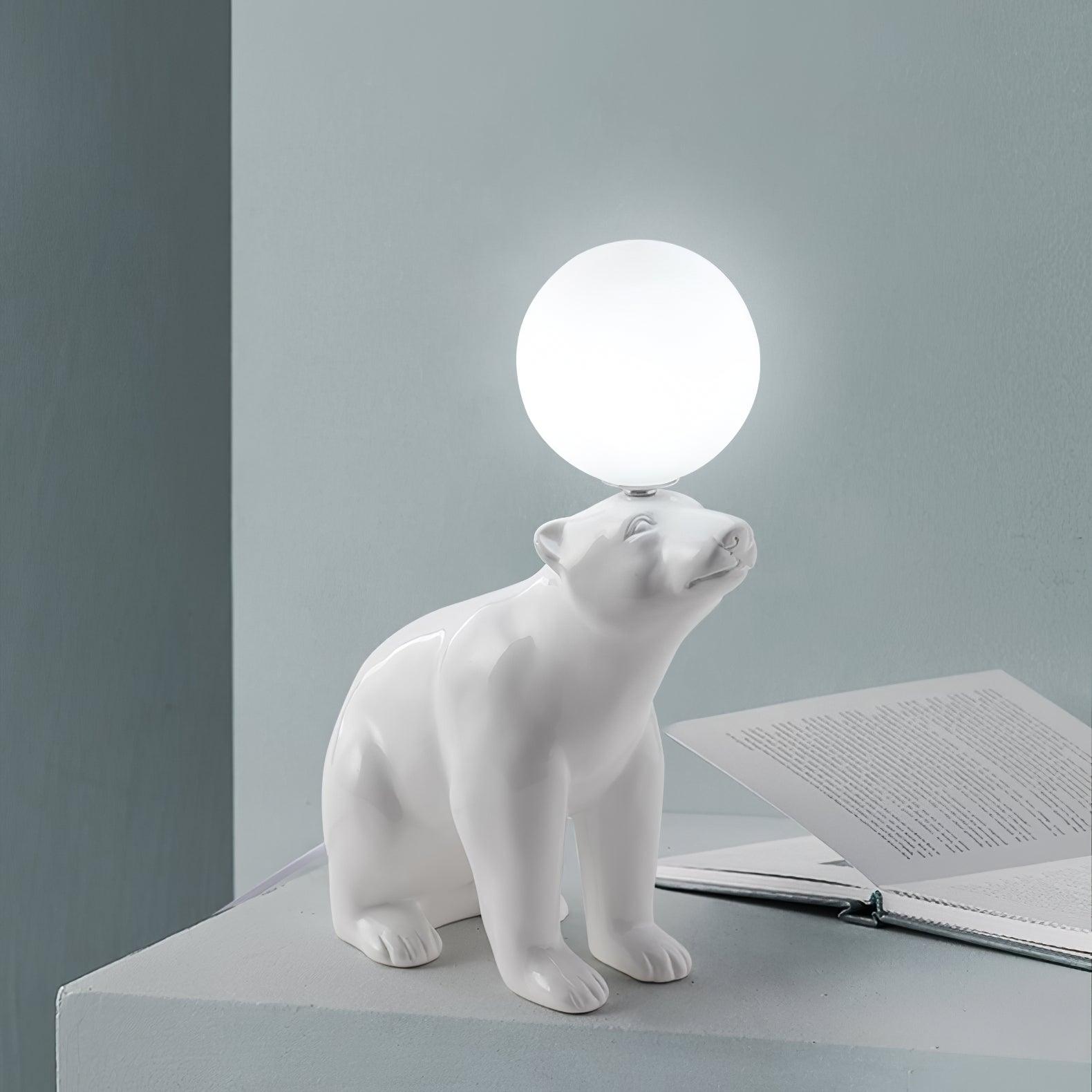 Bellano Whimsical Resin Table Lamp-Neutral Decor