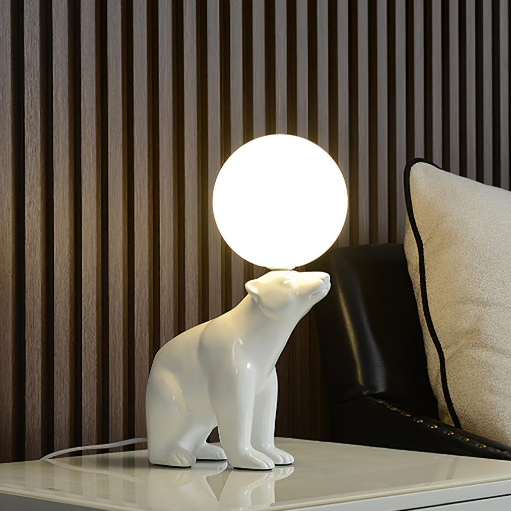 Bellano Whimsical Resin Table Lamp-Neutral Decor