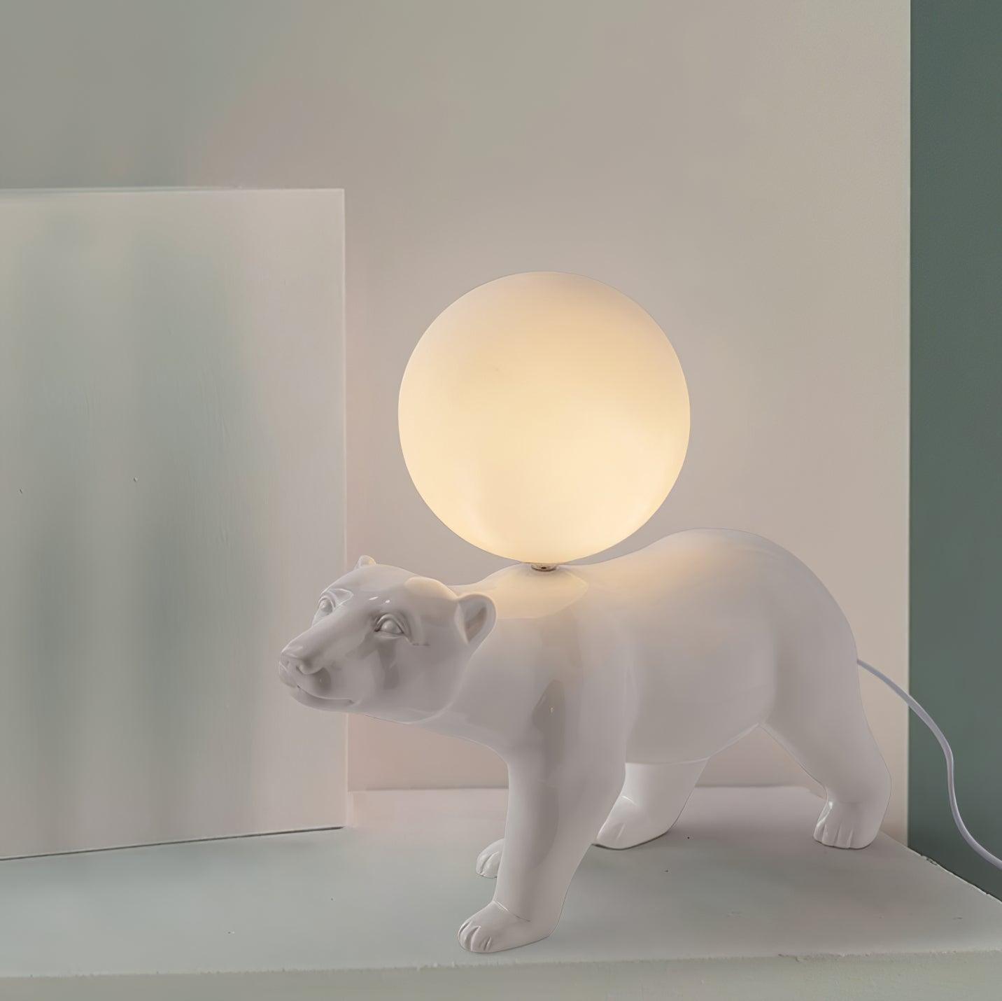 Bellano Whimsical Resin Table Lamp-Neutral Decor