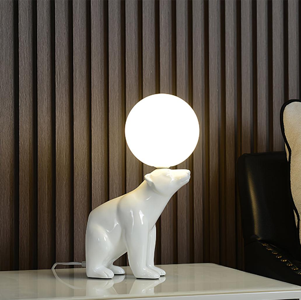 Bellano Whimsical Resin Table Lamp-Neutral Decor