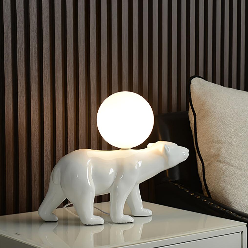 Bellano Whimsical Resin Table Lamp-Neutral Decor