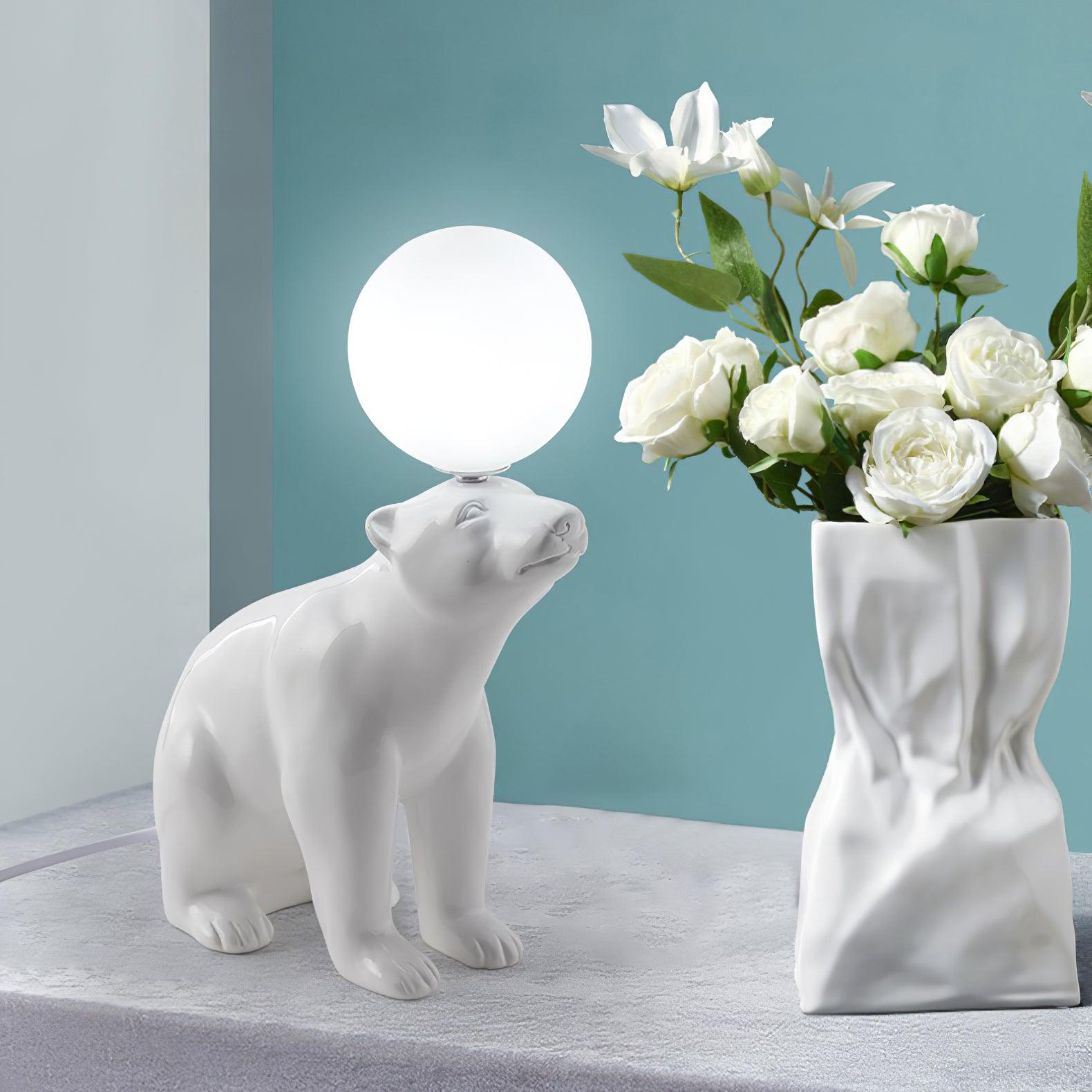 Bellano Whimsical Resin Table Lamp-Neutral Decor
