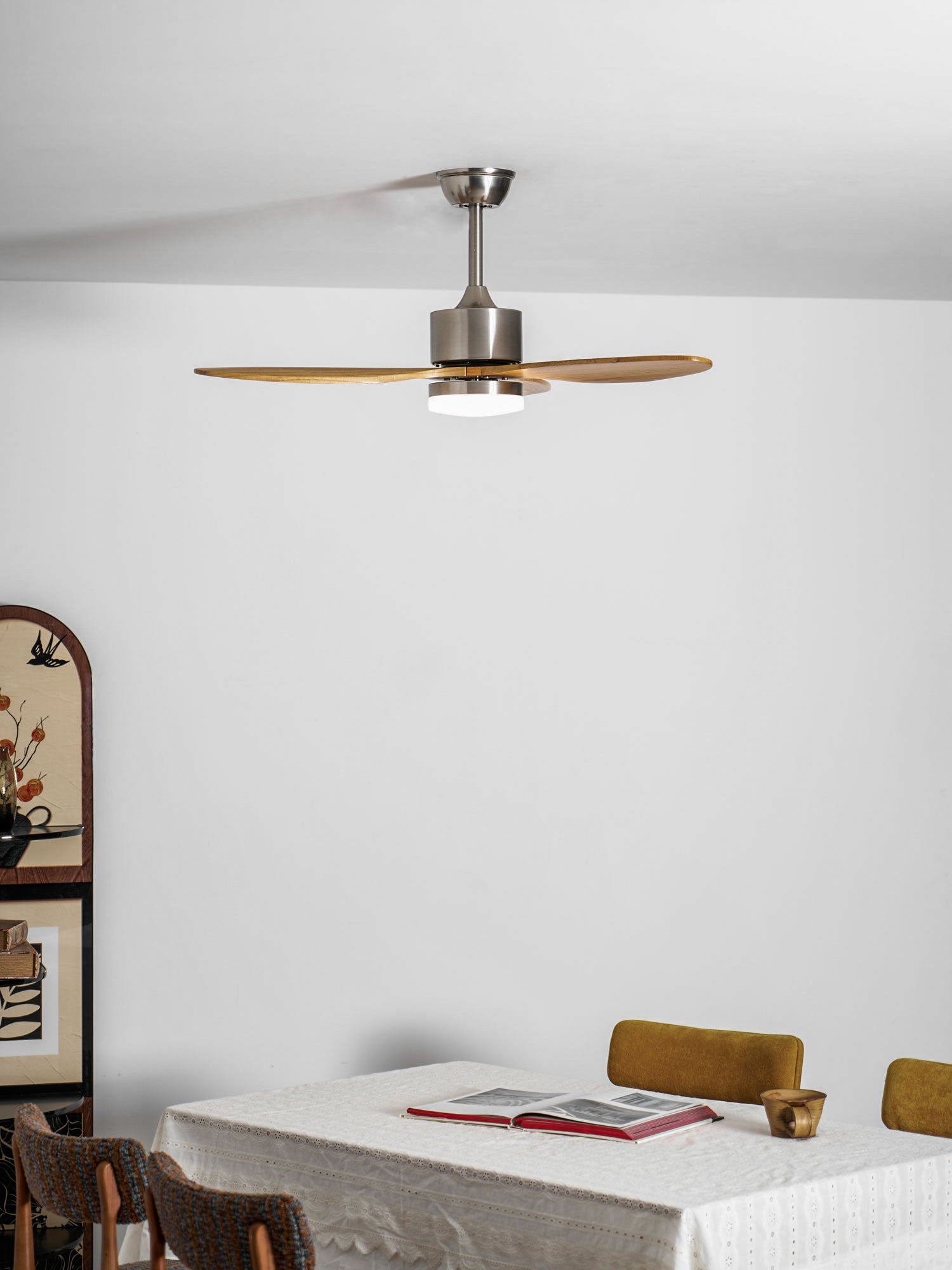 Polaris Ceiling Fan Light-Neutral Decor