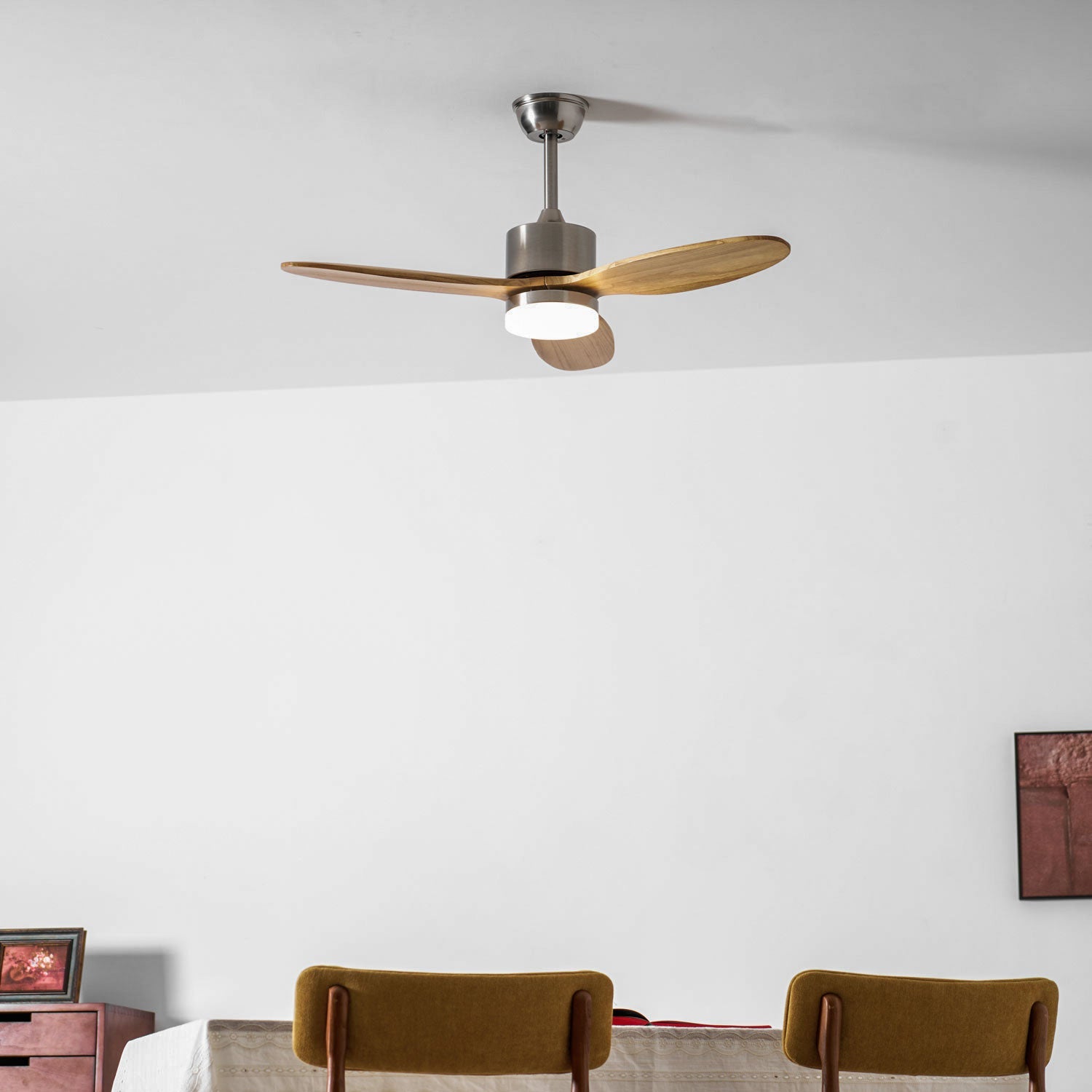 Polaris Ceiling Fan Light-Neutral Decor