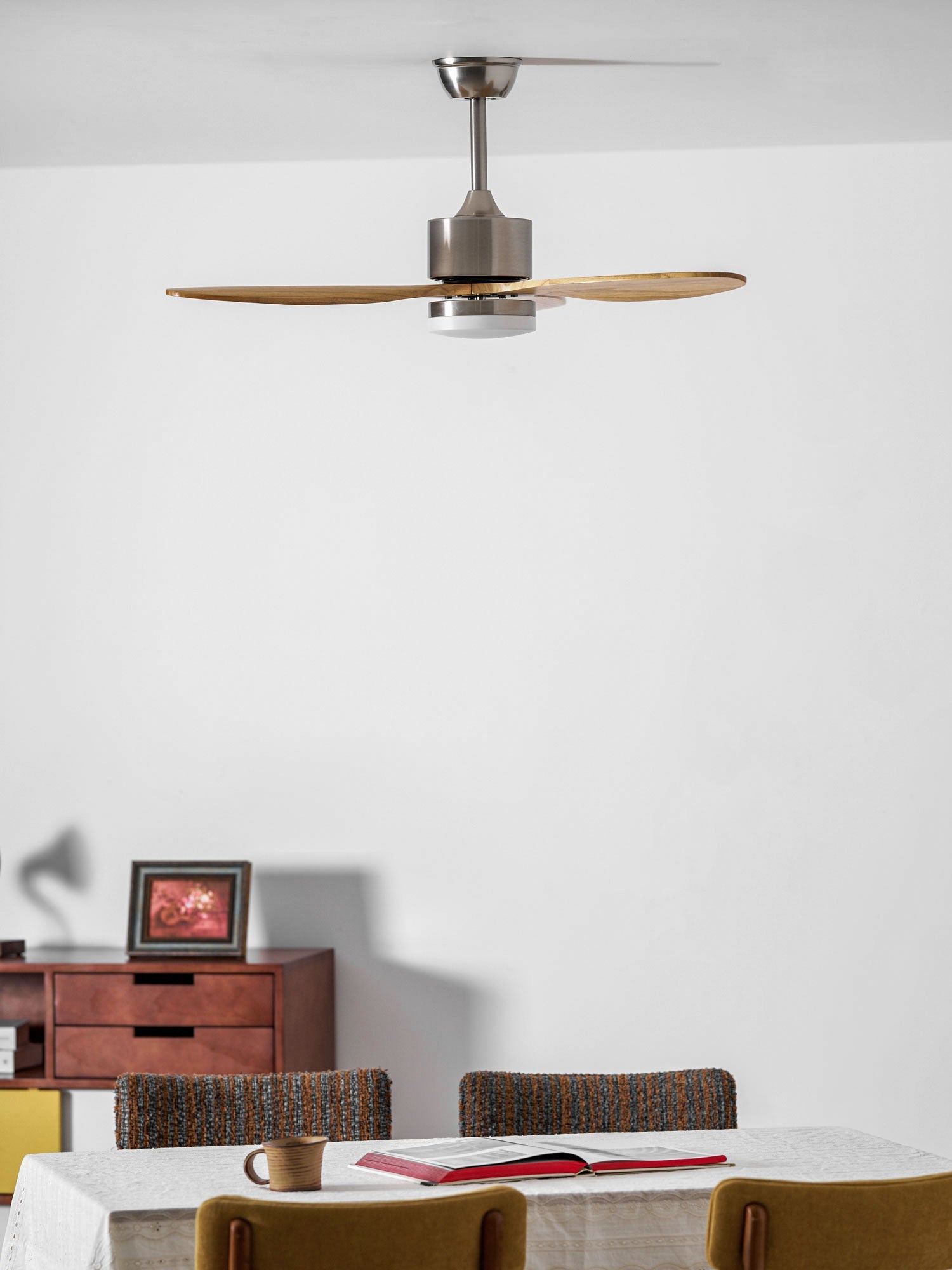 Polaris Ceiling Fan Light-Neutral Decor