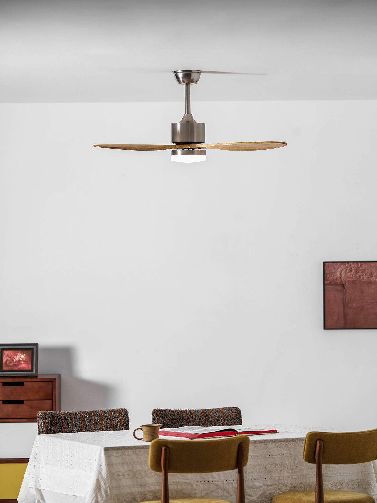 Polaris Ceiling Fan Light-Neutral Decor