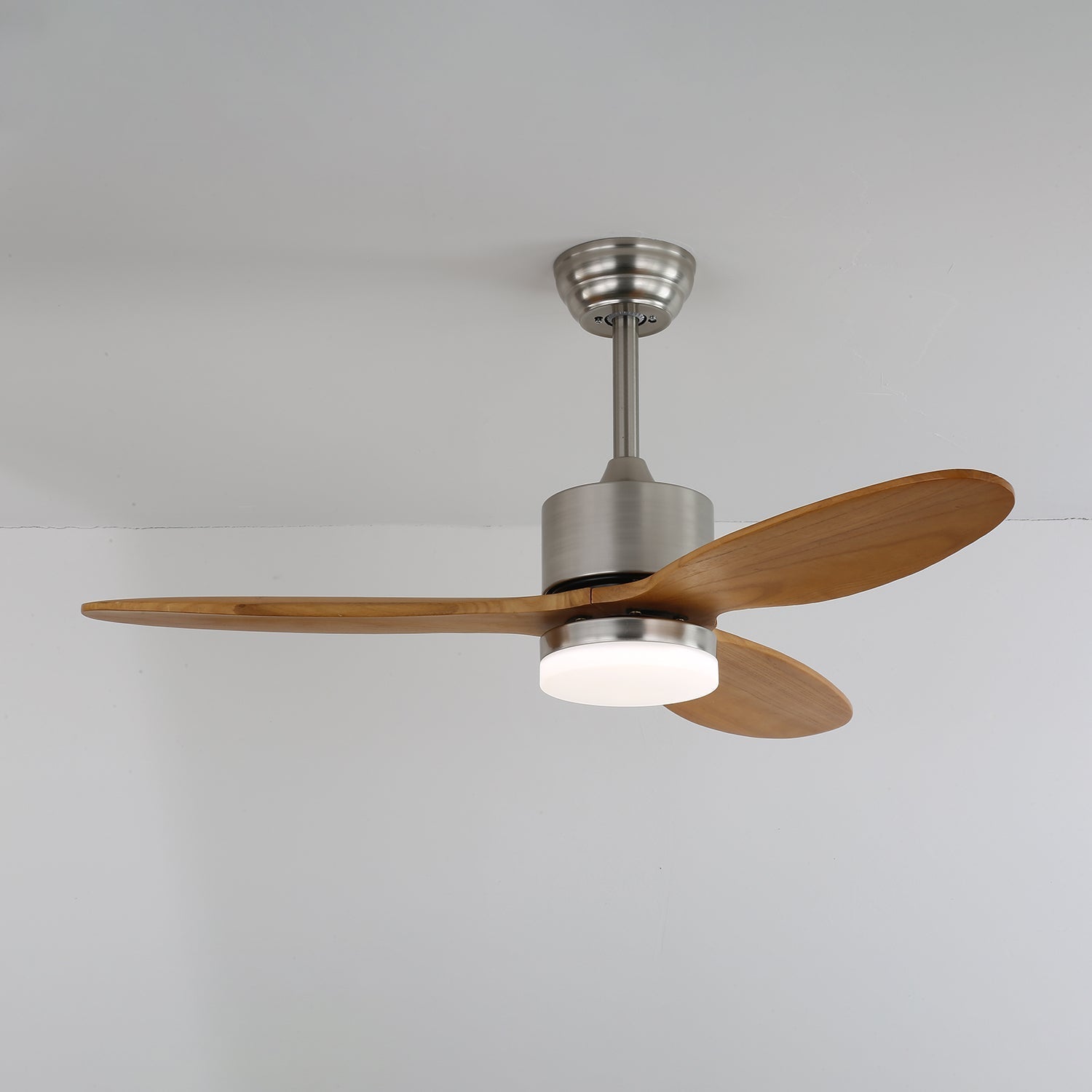 Elara Minimalist Wood Ceiling Fan Light-Neutral Decor