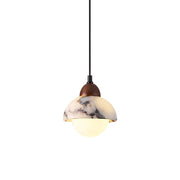 Vilaeisra Wooden Marble Pendant Lamp-Neutral Decor