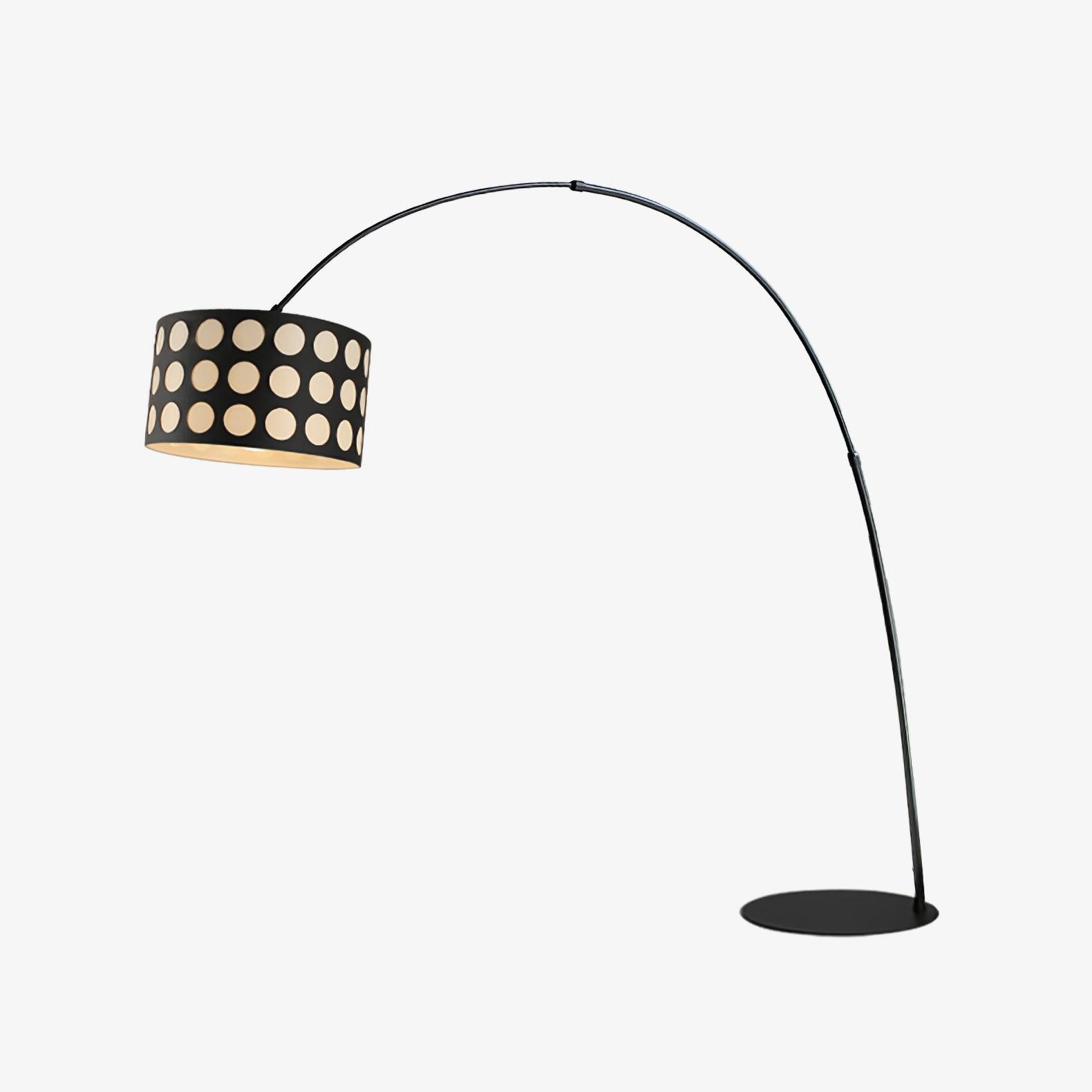 Avmirion Noir Arc Floor Lamp-Neutral Decor