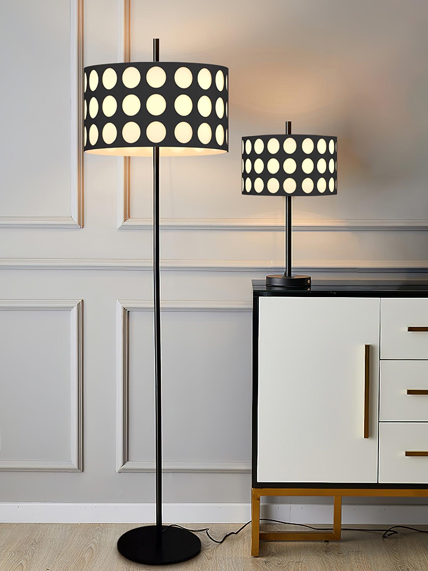 Avmirion Noir Arc Floor Lamp-Neutral Decor