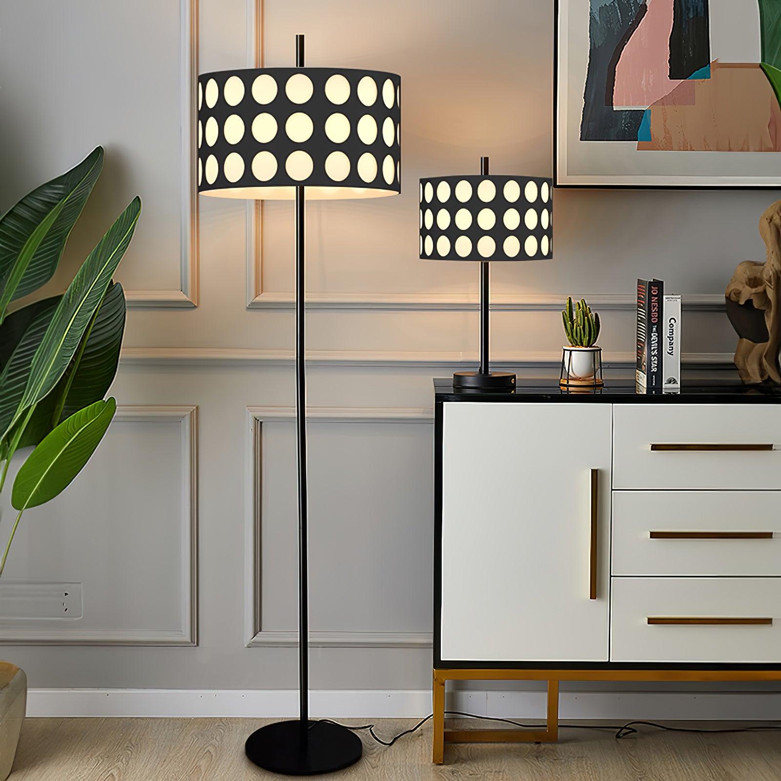 Avmirion Noir Arc Floor Lamp-Neutral Decor