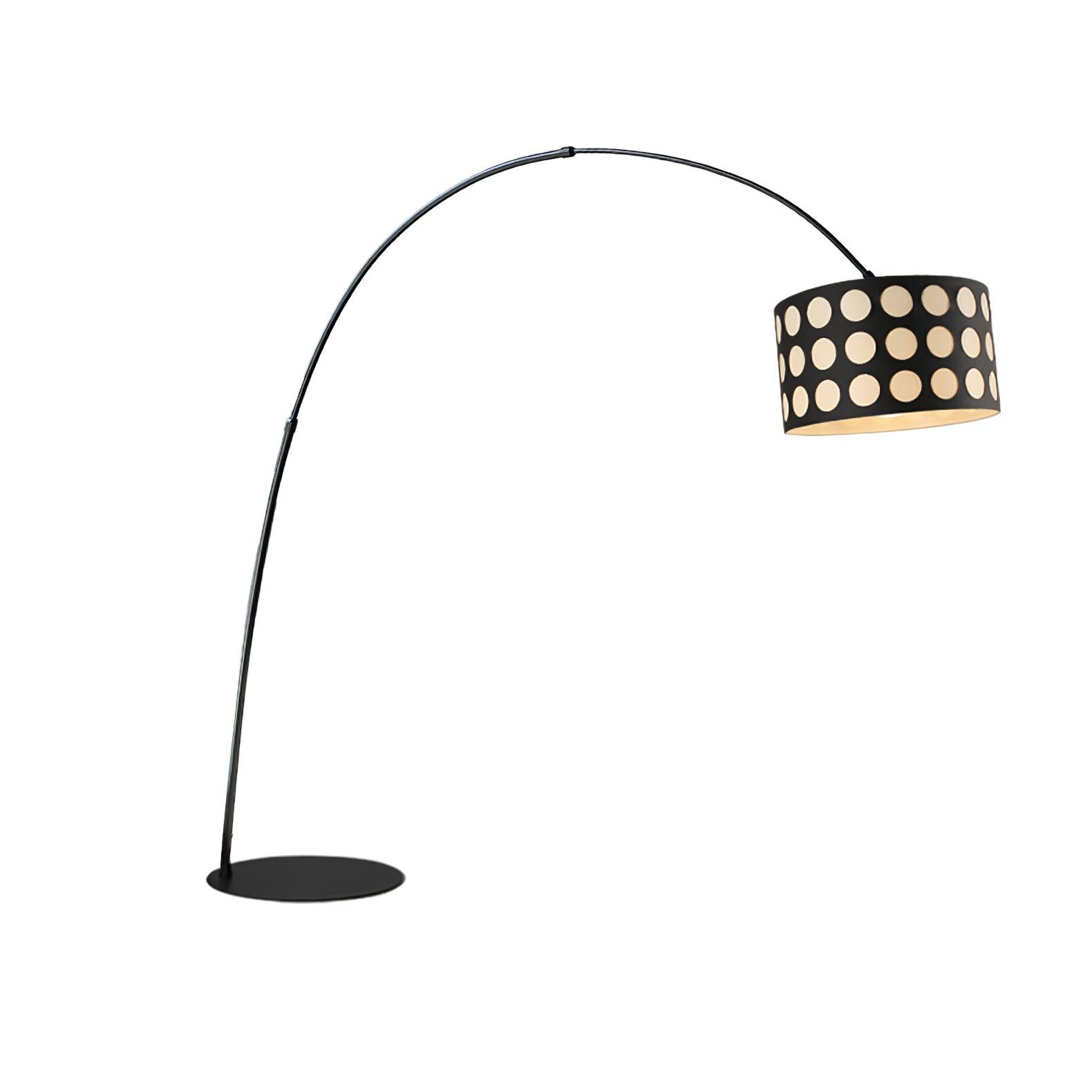 Avmirion Noir Arc Floor Lamp-Neutral Decor