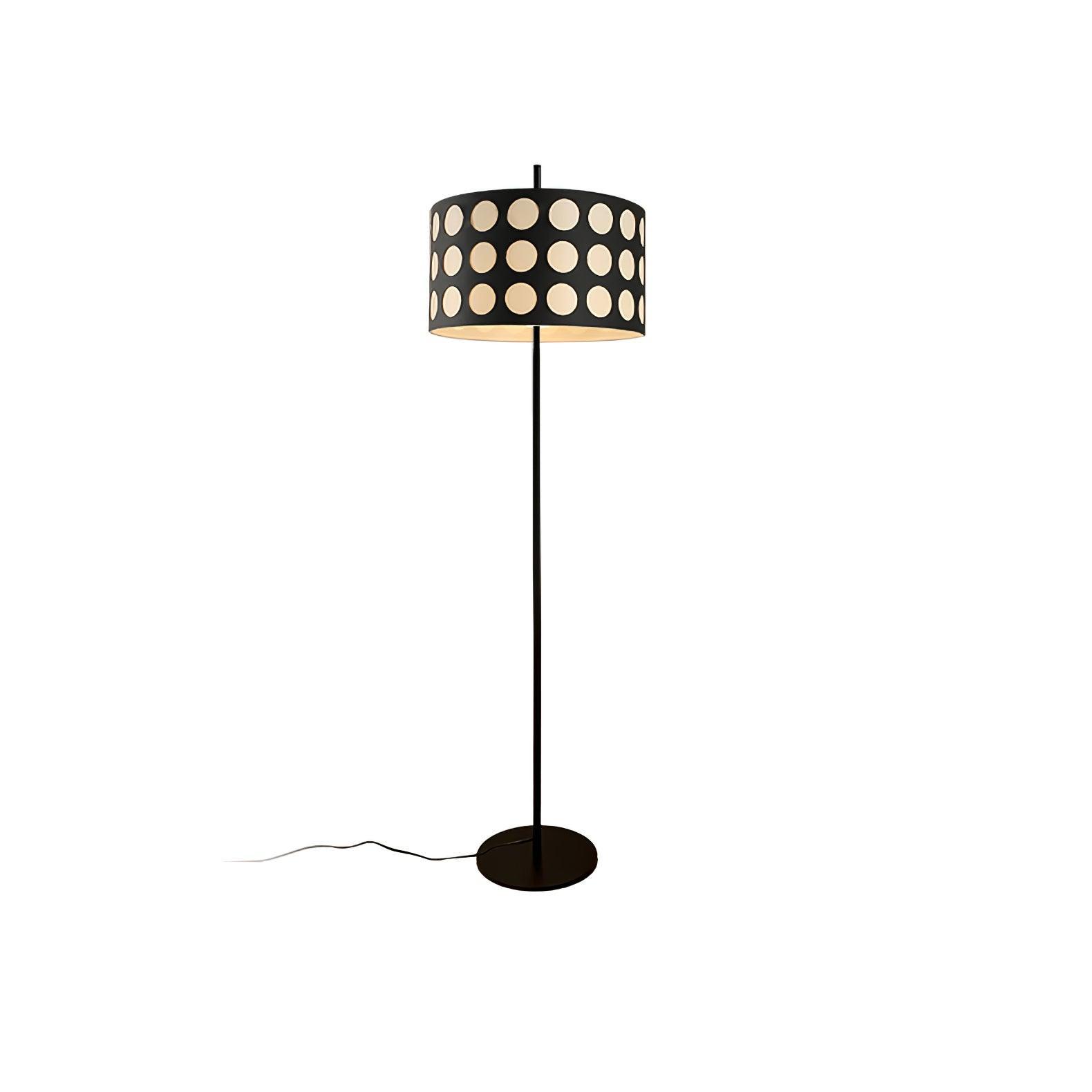 Avmirion Noir Arc Floor Lamp-Neutral Decor