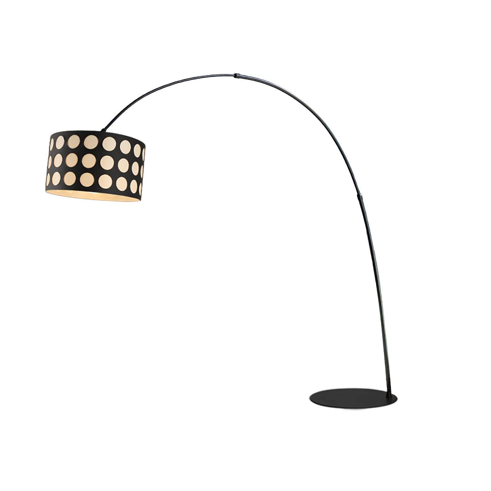 Avmirion Noir Arc Floor Lamp-Neutral Decor