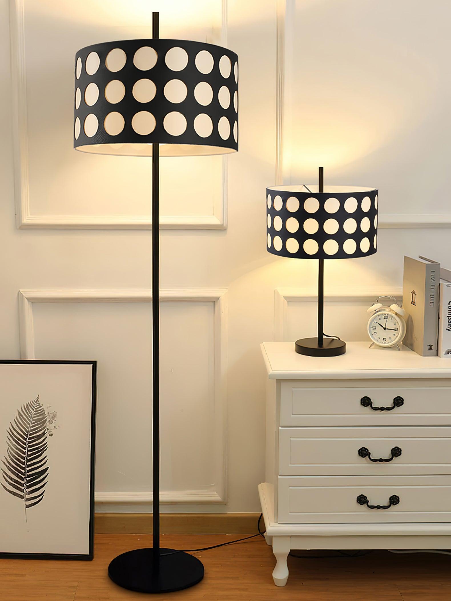 Avmirion Noir Arc Floor Lamp-Neutral Decor