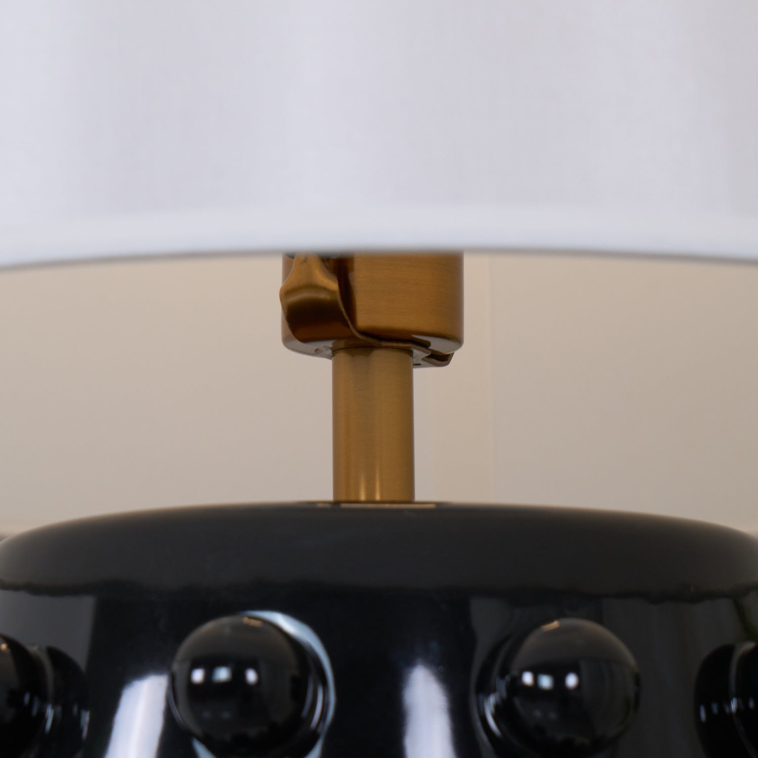 Nanex Ceramic Fabric Table Lamp-Neutral Decor