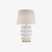 Nanex Ceramic Fabric Table Lamp-Neutral Decor