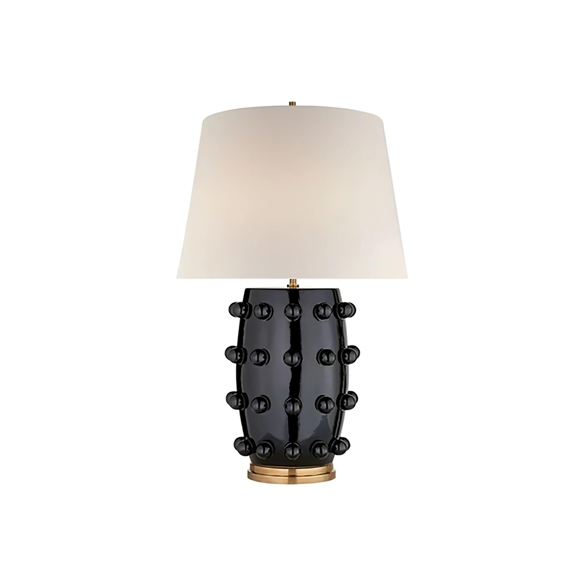 Nanex Ceramic Fabric Table Lamp-Neutral Decor