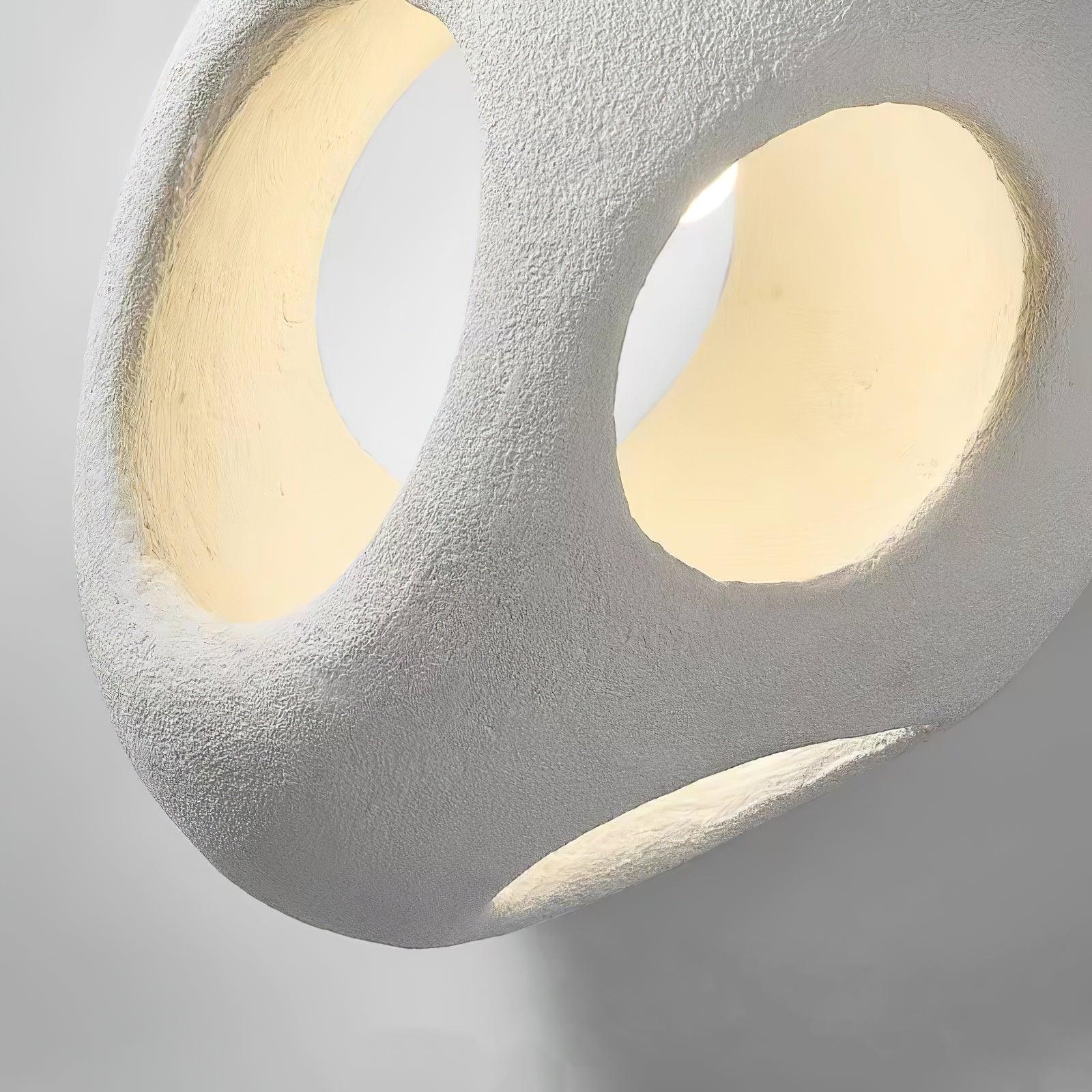Avlaeara Wabi-Sabi Resin Pendant Light-Neutral Decor