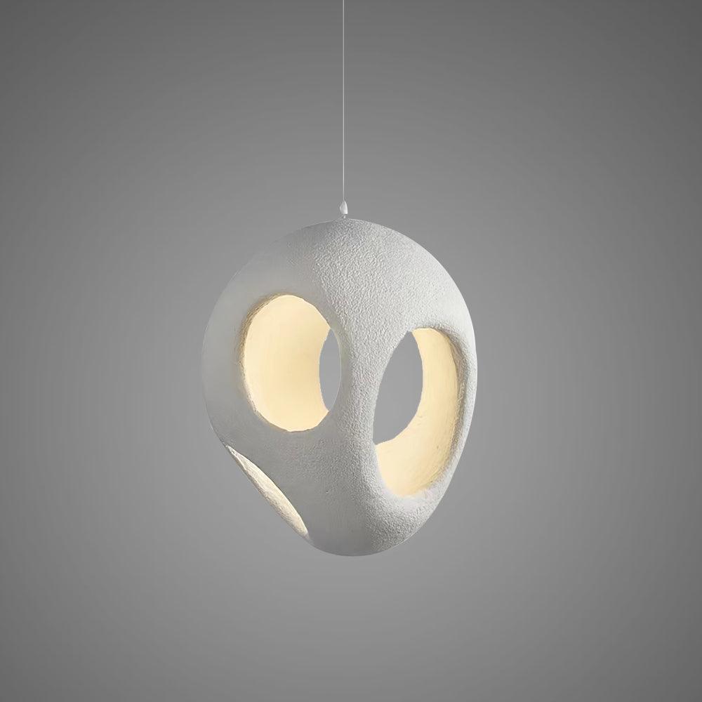 Avlaeara Wabi-Sabi Resin Pendant Light-Neutral Decor