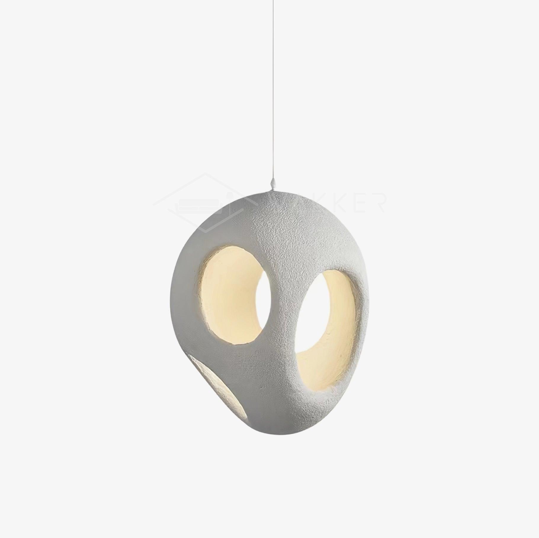 Avlaeara Wabi-Sabi Resin Pendant Light-Neutral Decor