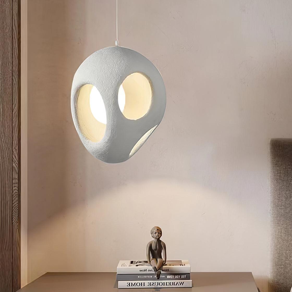 Avlaeara Wabi-Sabi Resin Pendant Light-Neutral Decor