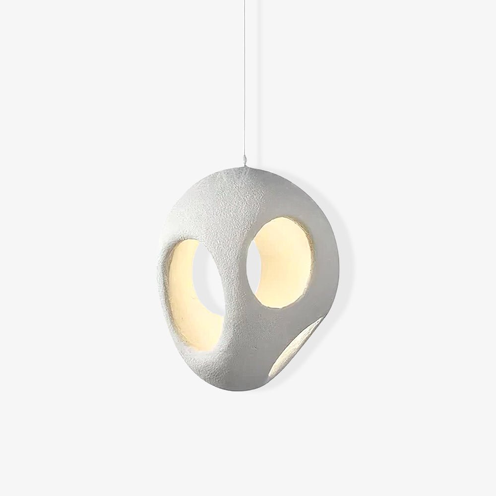 Avlaeara Wabi-Sabi Resin Pendant Light-Neutral Decor