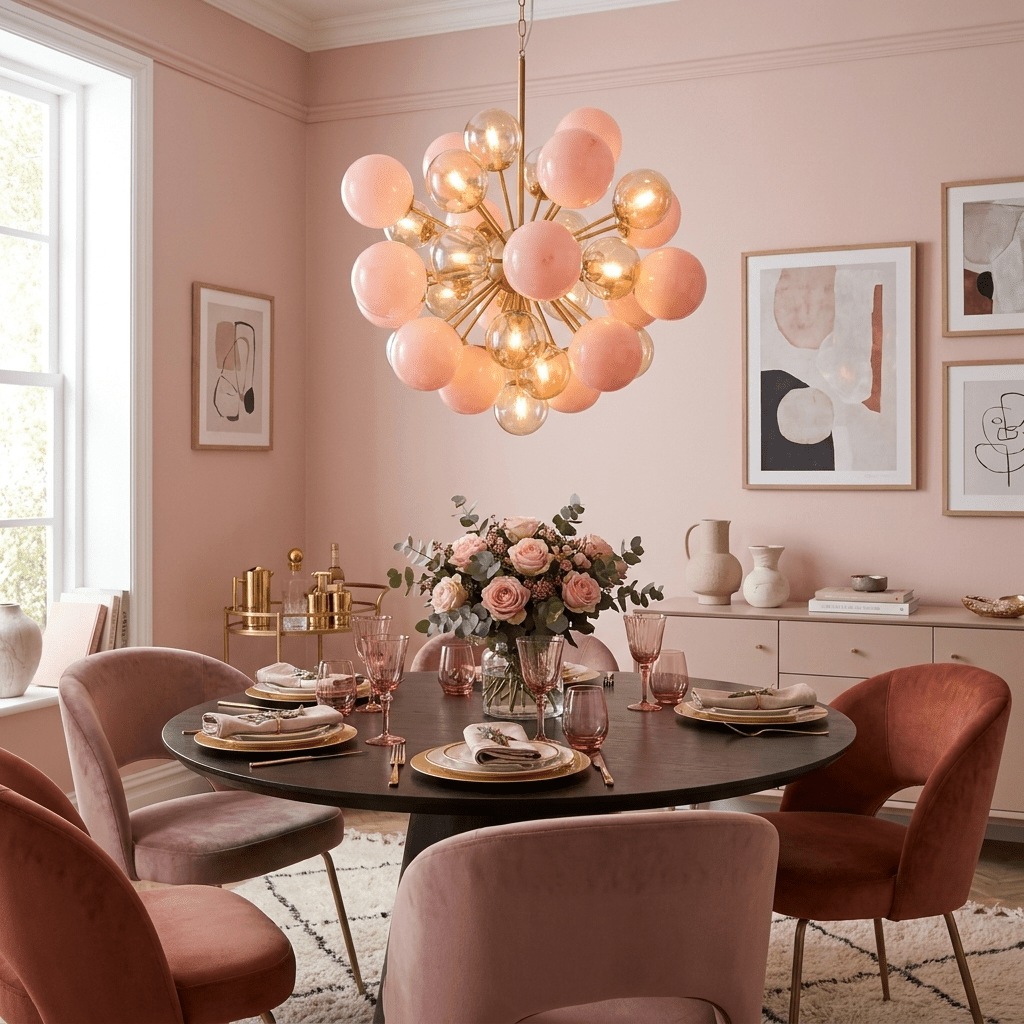 Pomelia Glass Globe Sputnik Chandelier-Neutral Decor