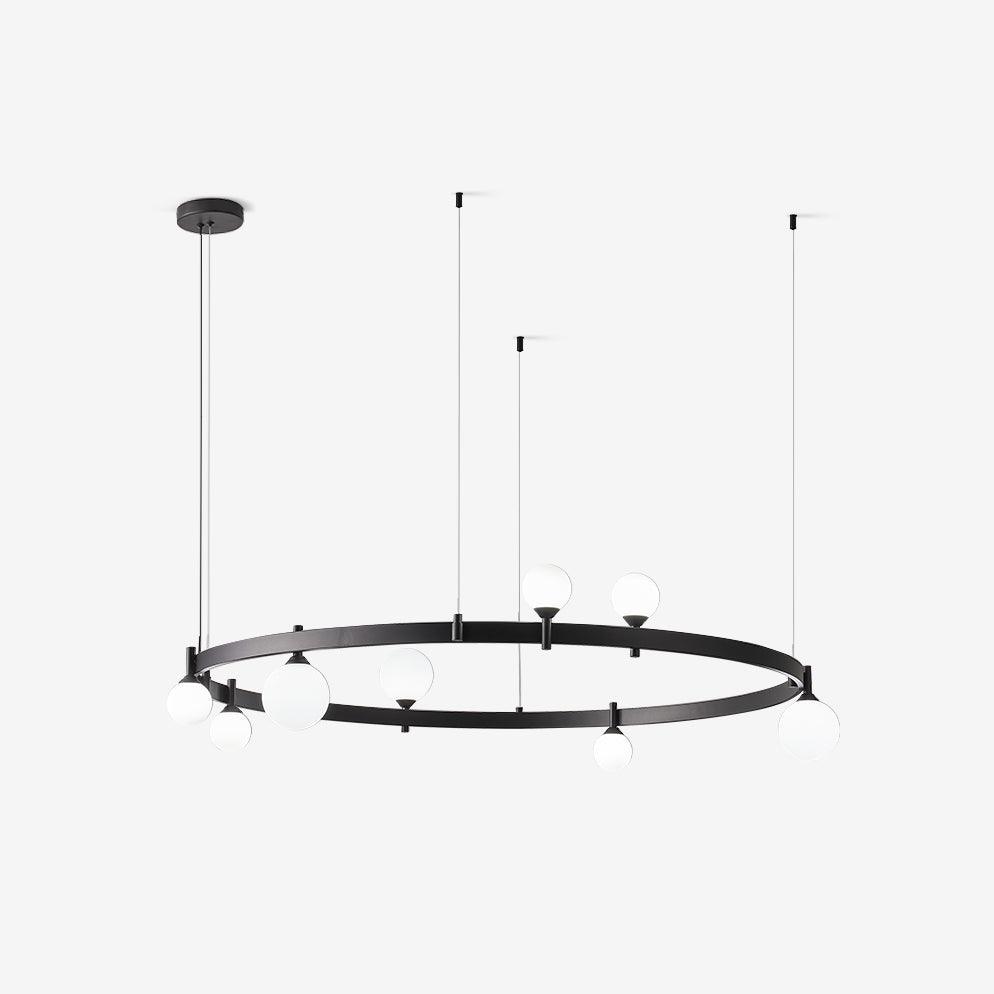 Orel Pendant Lamp Round Black Ring-Neutral Decor