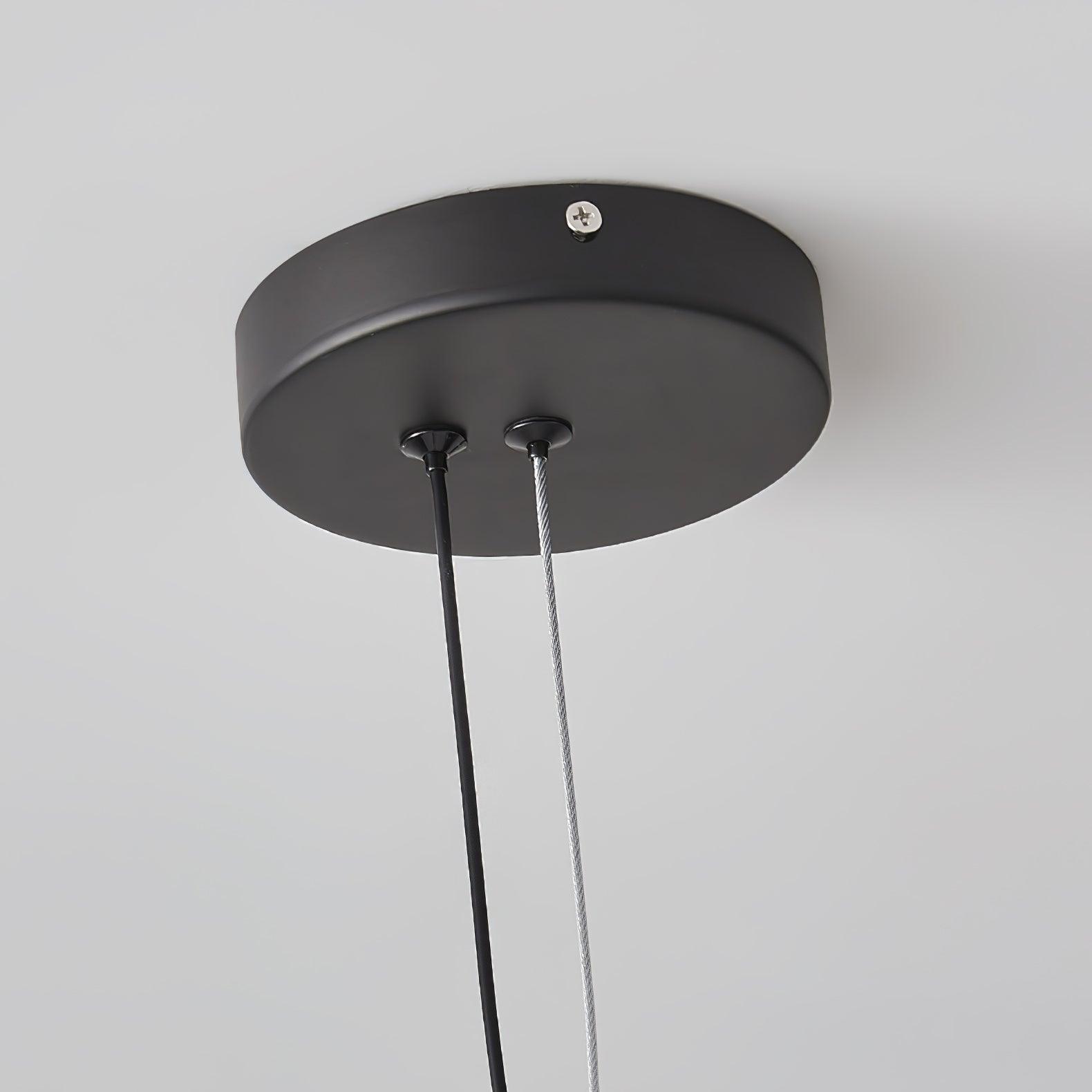 Orel Pendant Lamp Round Black Ring-Neutral Decor