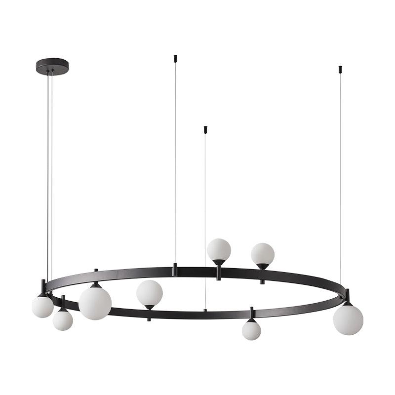 Orel Pendant Lamp Round Black Ring-Neutral Decor